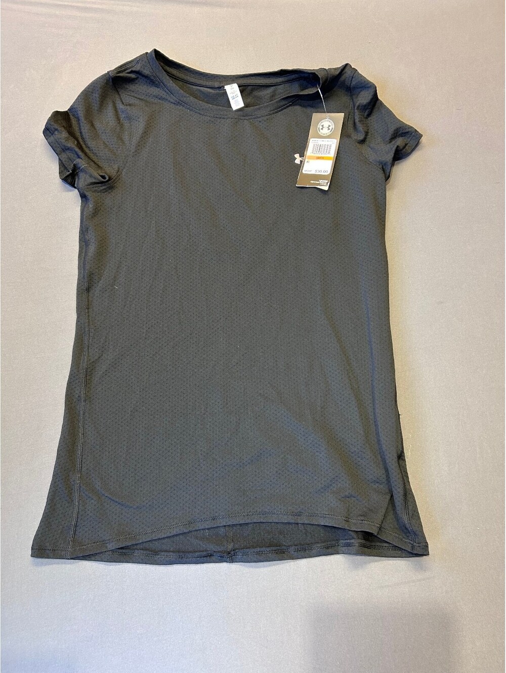 Under Armour Heat Gear Black Short Sleeve Athletic Shirt Small